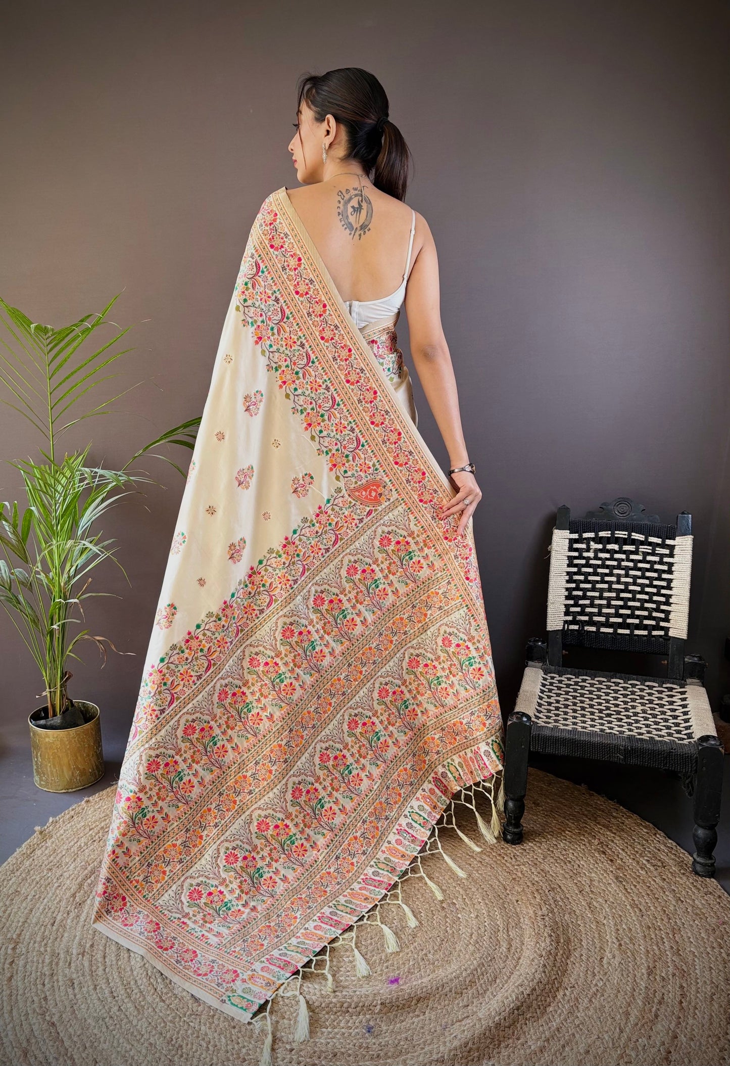 PURE PASHMINA SILK