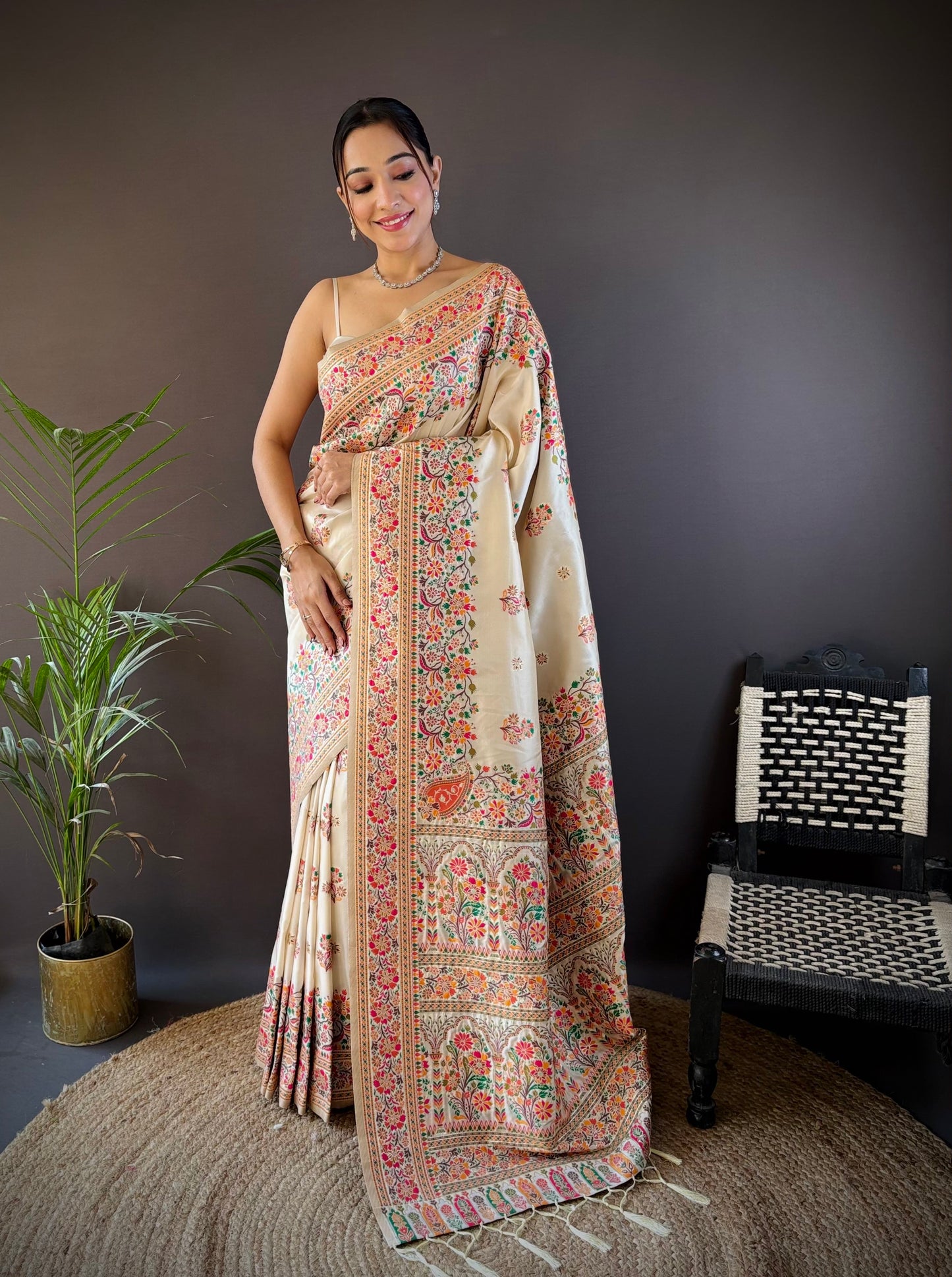 PURE PASHMINA SILK