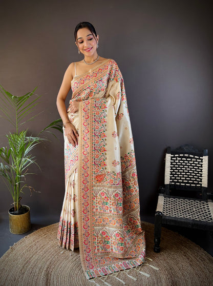 PURE PASHMINA SILK