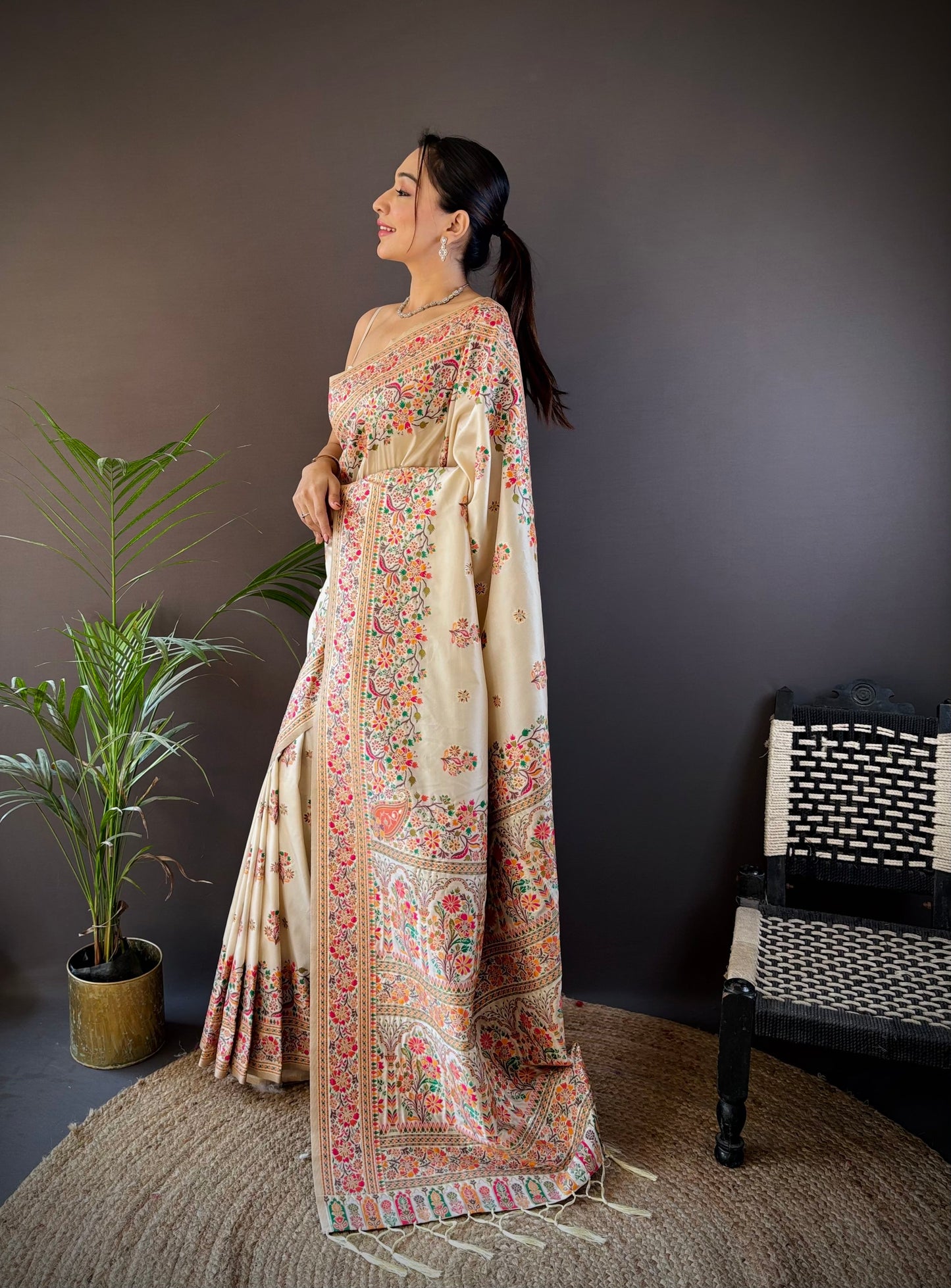 PURE PASHMINA SILK