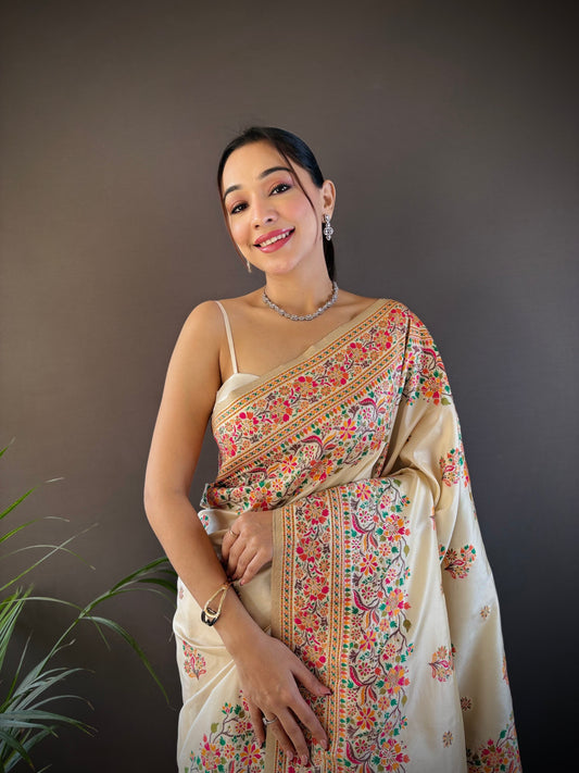 PURE PASHMINA SILK