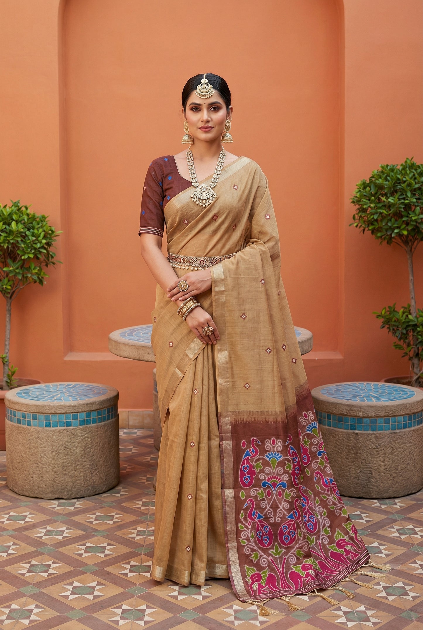 Soft Pure Munga Cotton Saree

( JP59)