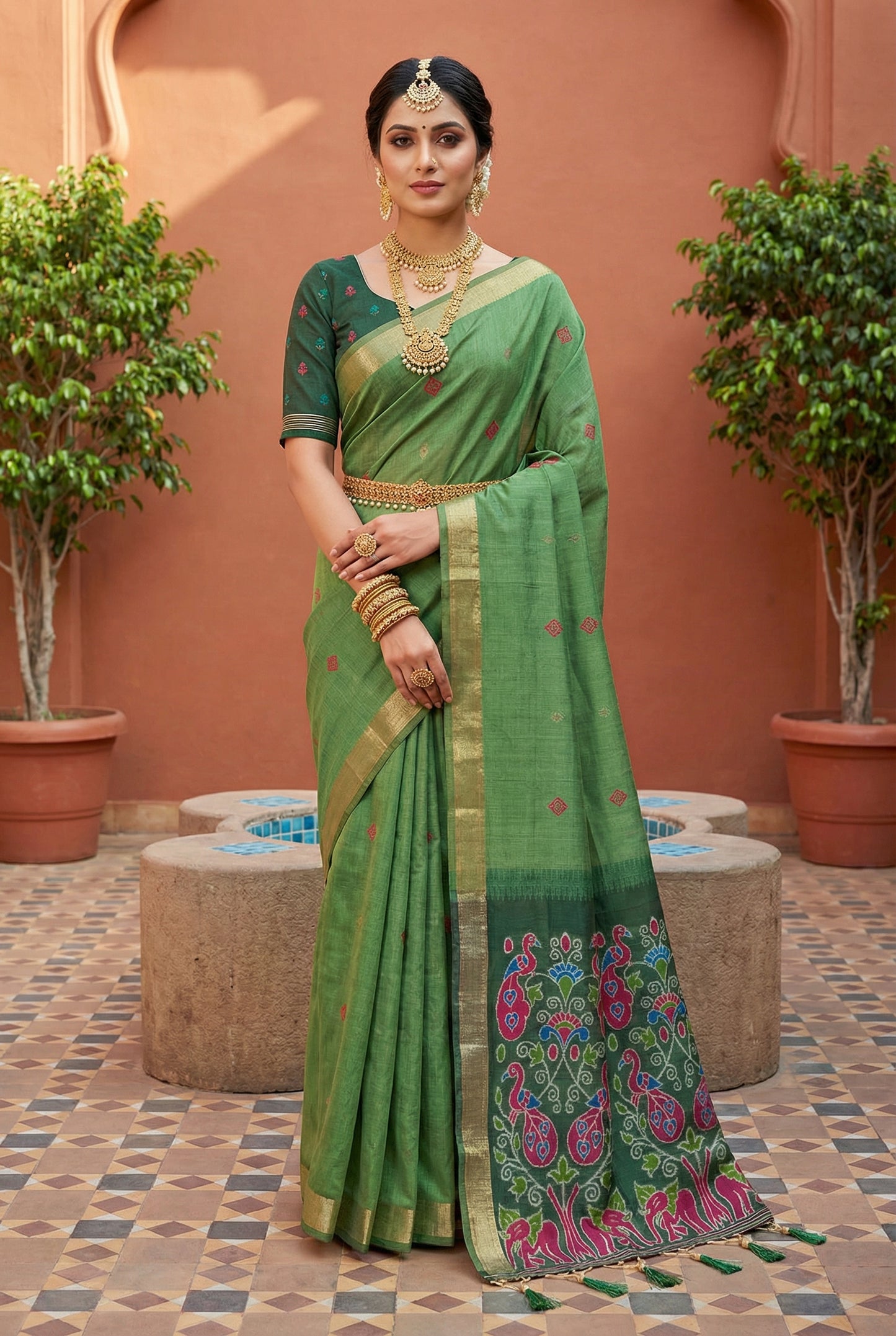 Soft Pure Munga Cotton Saree

( JP59)