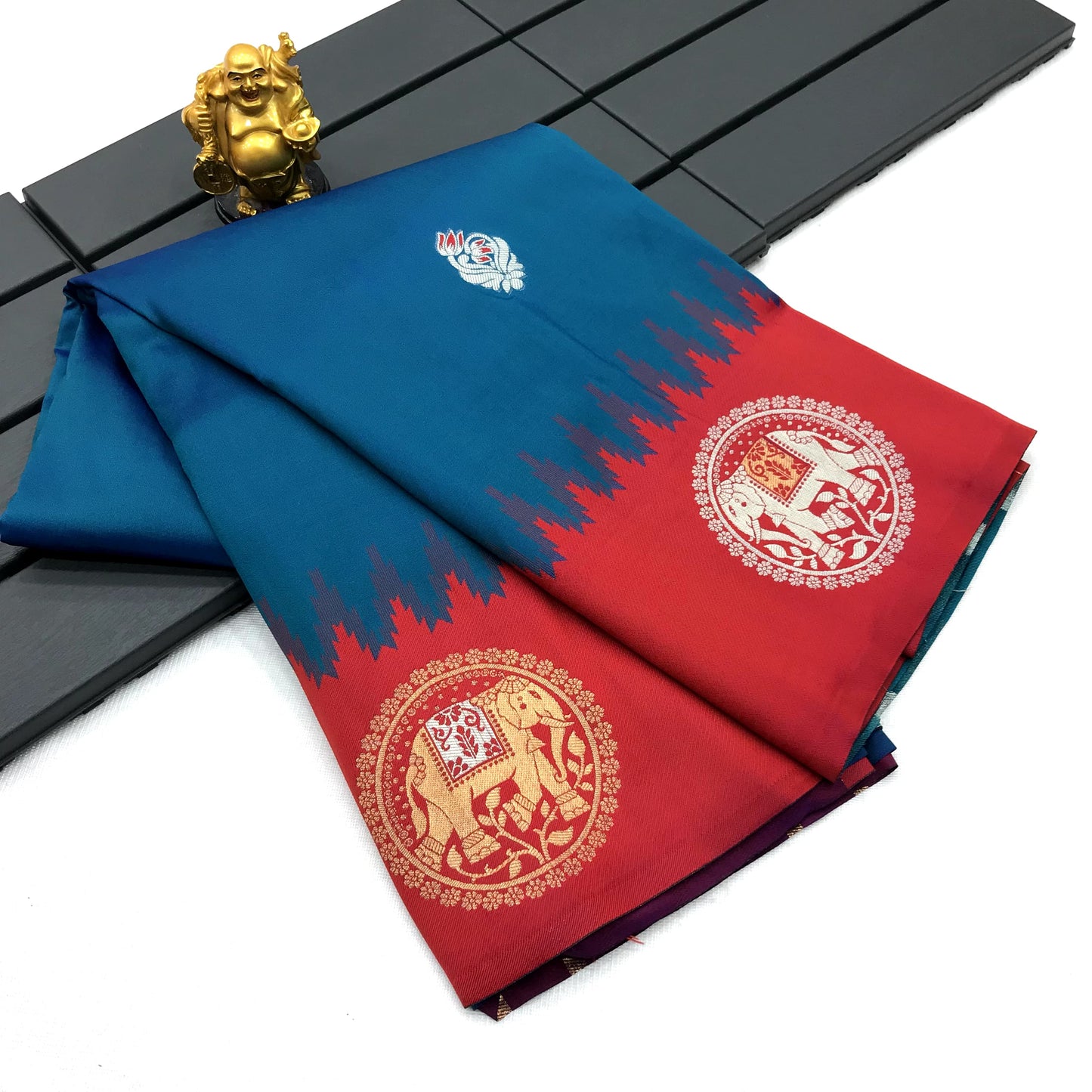 Pure Soft Banarasi Silk Saree With Beautiful Colours