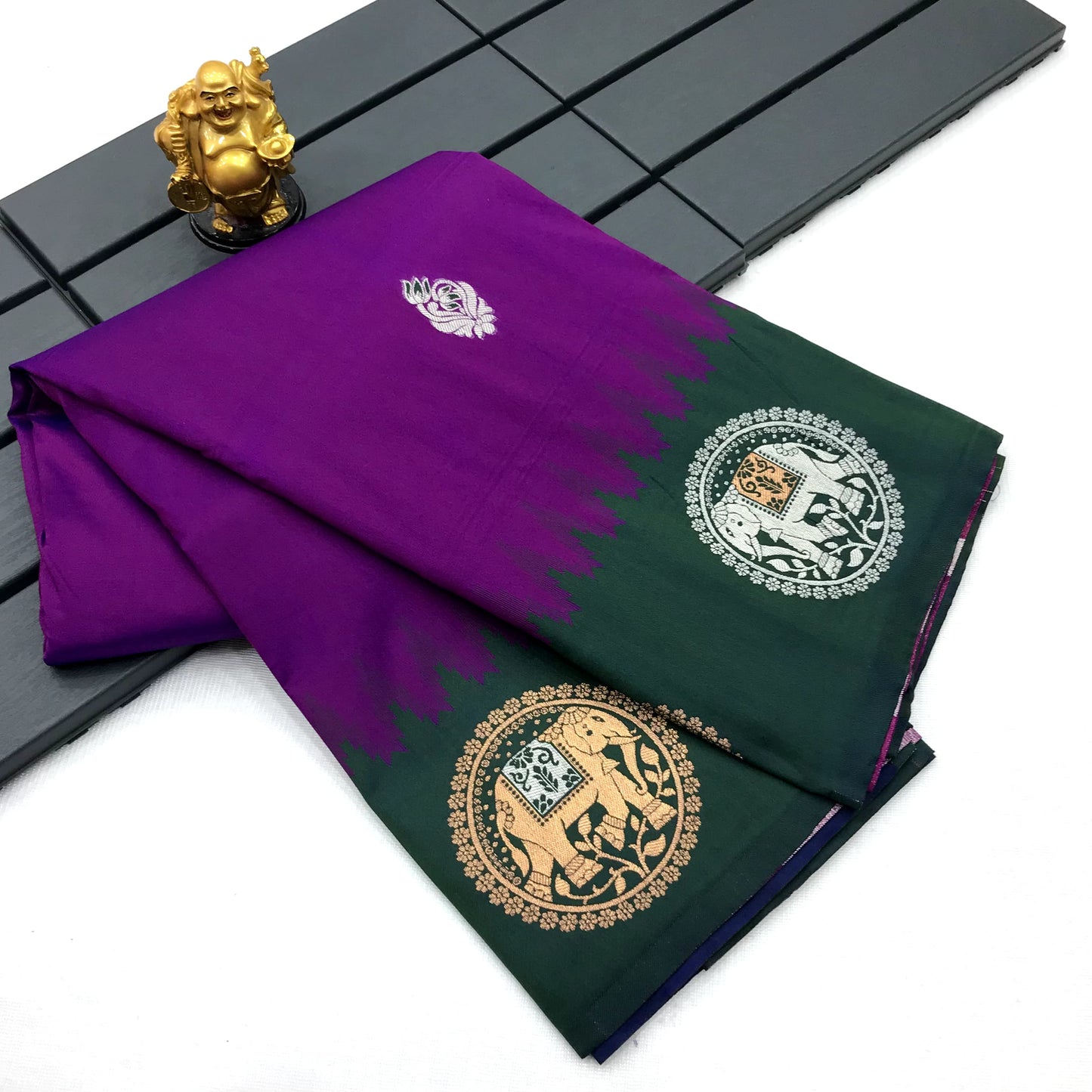 Pure Soft Banarasi Silk Saree With Beautiful Colours
