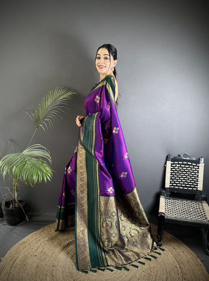 Pure Soft Banarasi Silk Saree