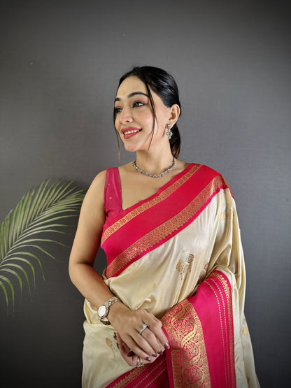Pure Soft Banarasi Silk Saree