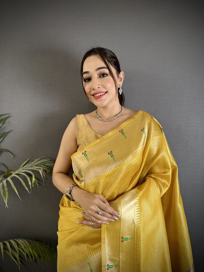 Pure Soft Banarasi Silk Saree