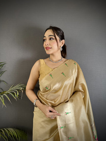 Pure Soft Banarasi Silk Saree
