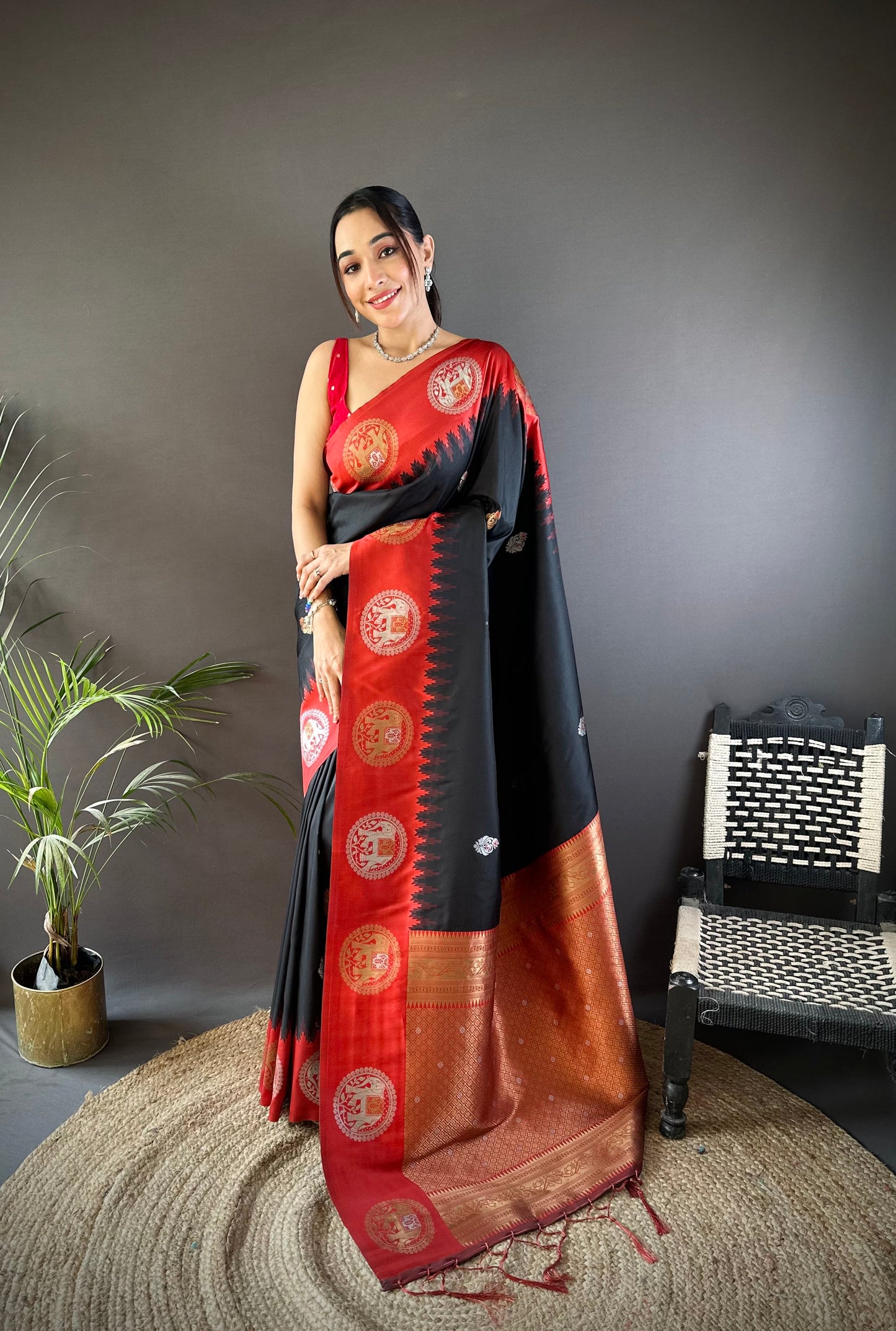 Pure Soft Banarasi Silk Saree With Beautiful Colours