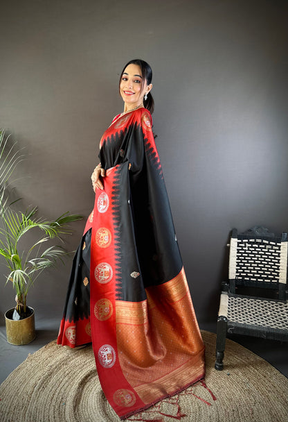 Pure Soft Banarasi Silk Saree With Beautiful Colours