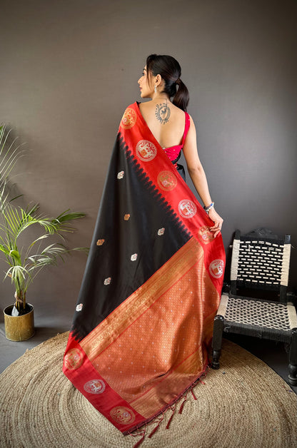 Pure Soft Banarasi Silk Saree With Beautiful Colours