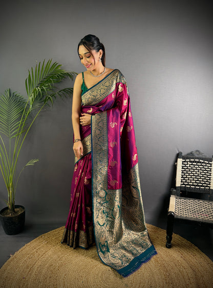 Pure Soft Banarasi Silk Saree