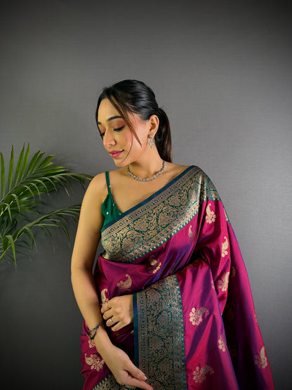 Pure Soft Banarasi Silk Saree