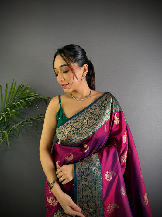 Pure Soft Banarasi Silk Saree
