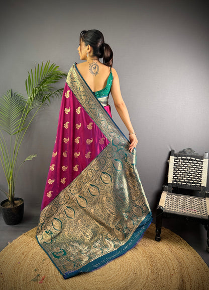 Pure Soft Banarasi Silk Saree
