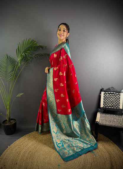 Pure Soft Banarasi Silk Saree