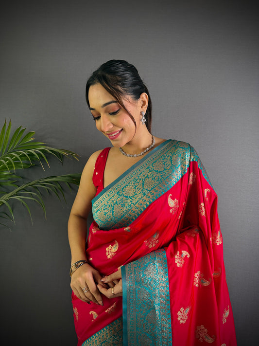 Pure Soft Banarasi Silk Saree