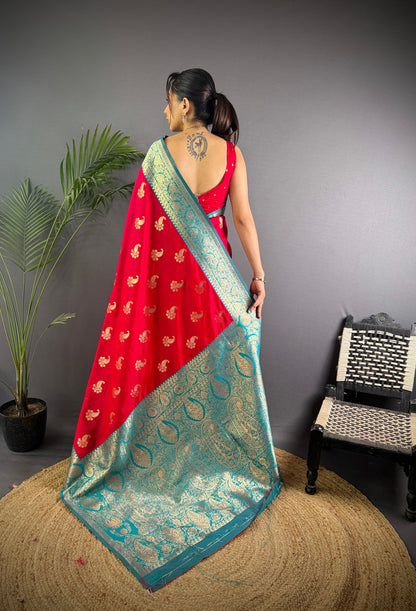 Pure Soft Banarasi Silk Saree