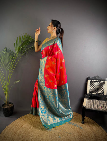 Pure Soft Banarasi Silk Saree
