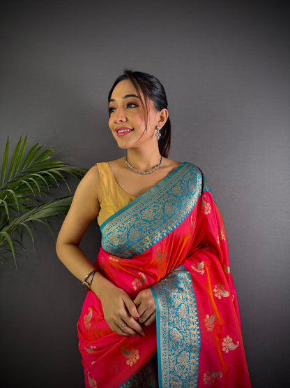 Pure Soft Banarasi Silk Saree