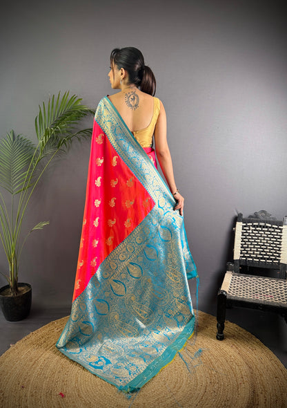Pure Soft Banarasi Silk Saree