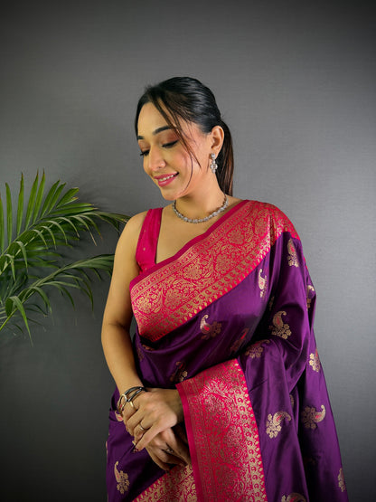 Pure Soft Banarasi Silk Saree