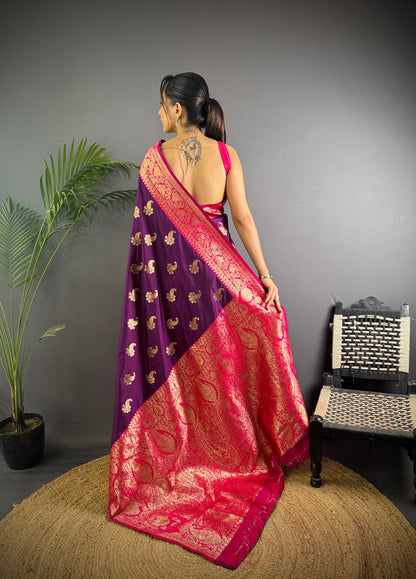 Pure Soft Banarasi Silk Saree