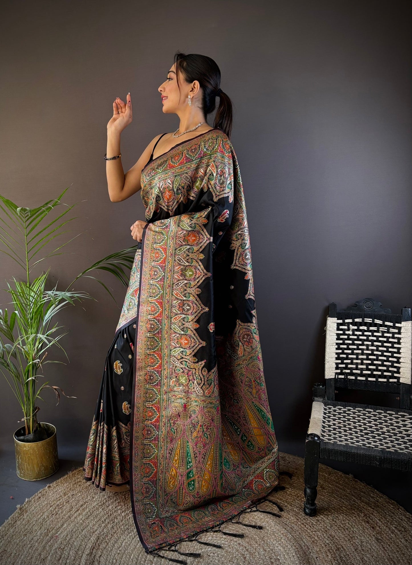 PURE PASHMINA SILK