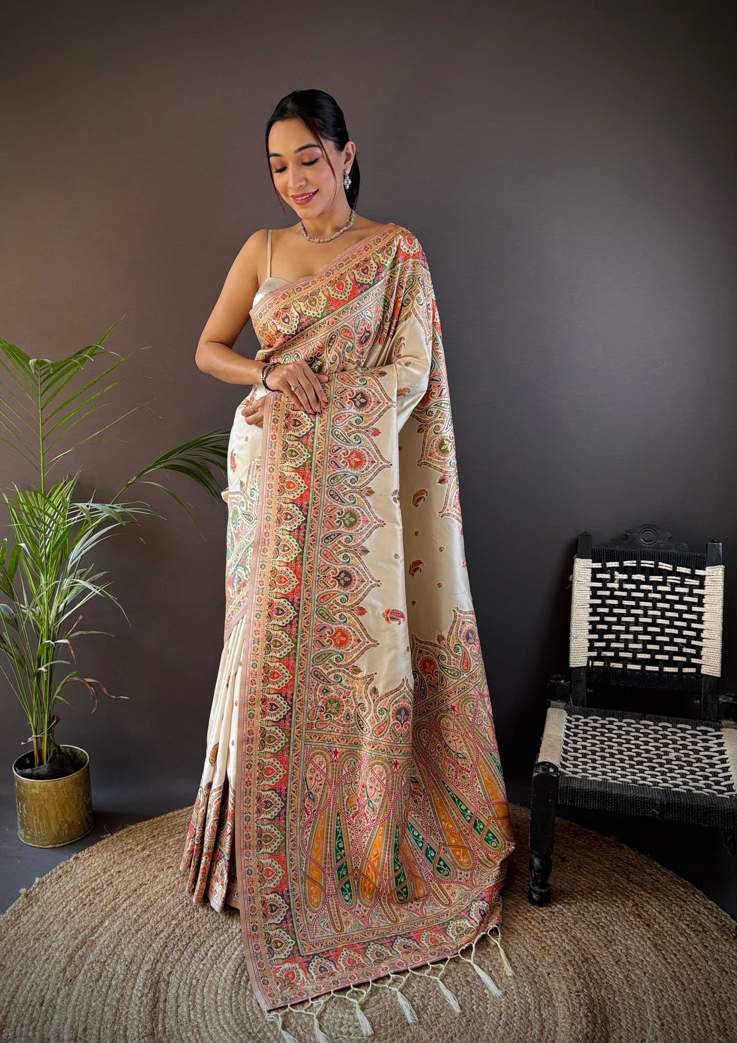 PURE PASHMINA SILK