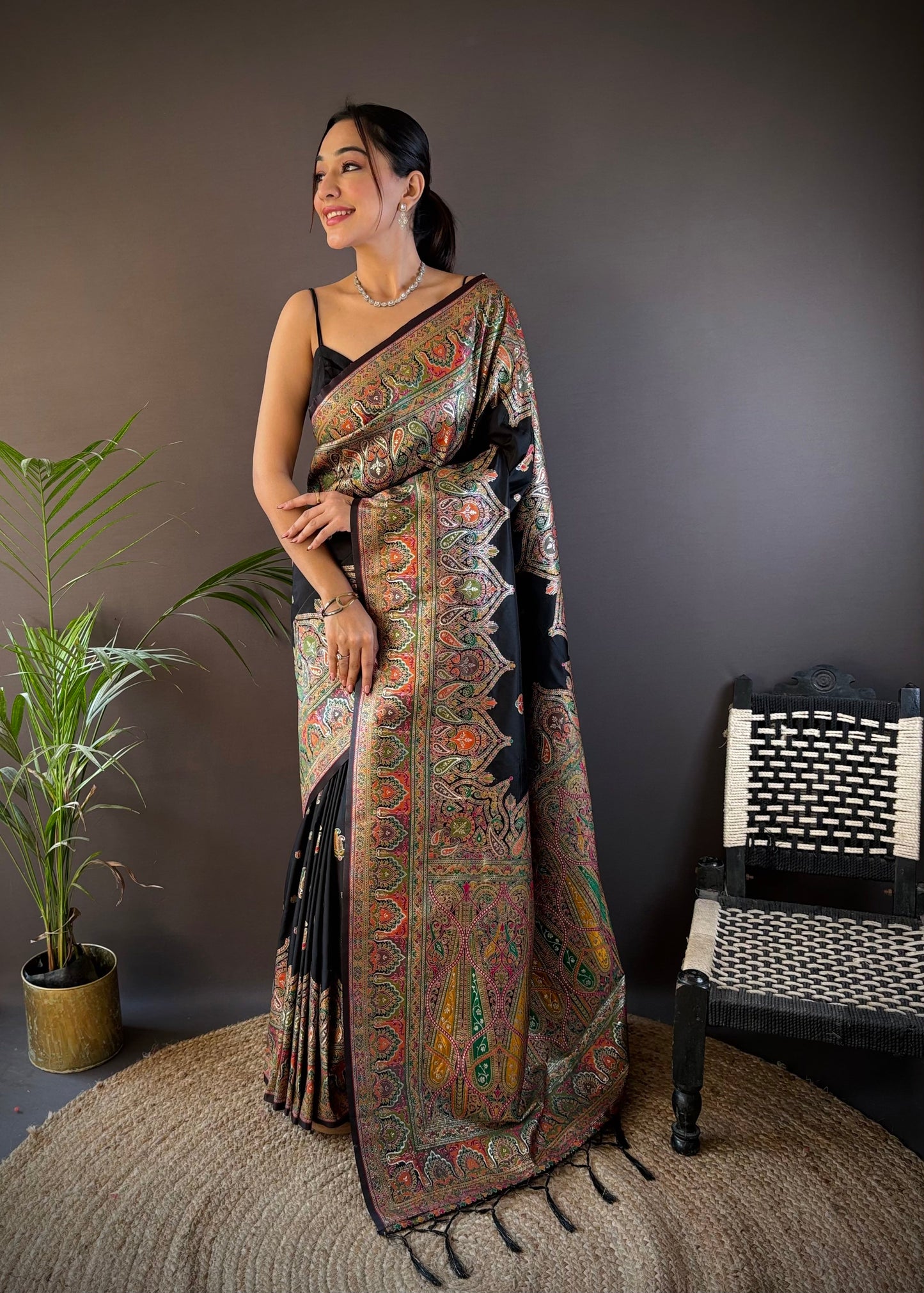PURE PASHMINA SILK