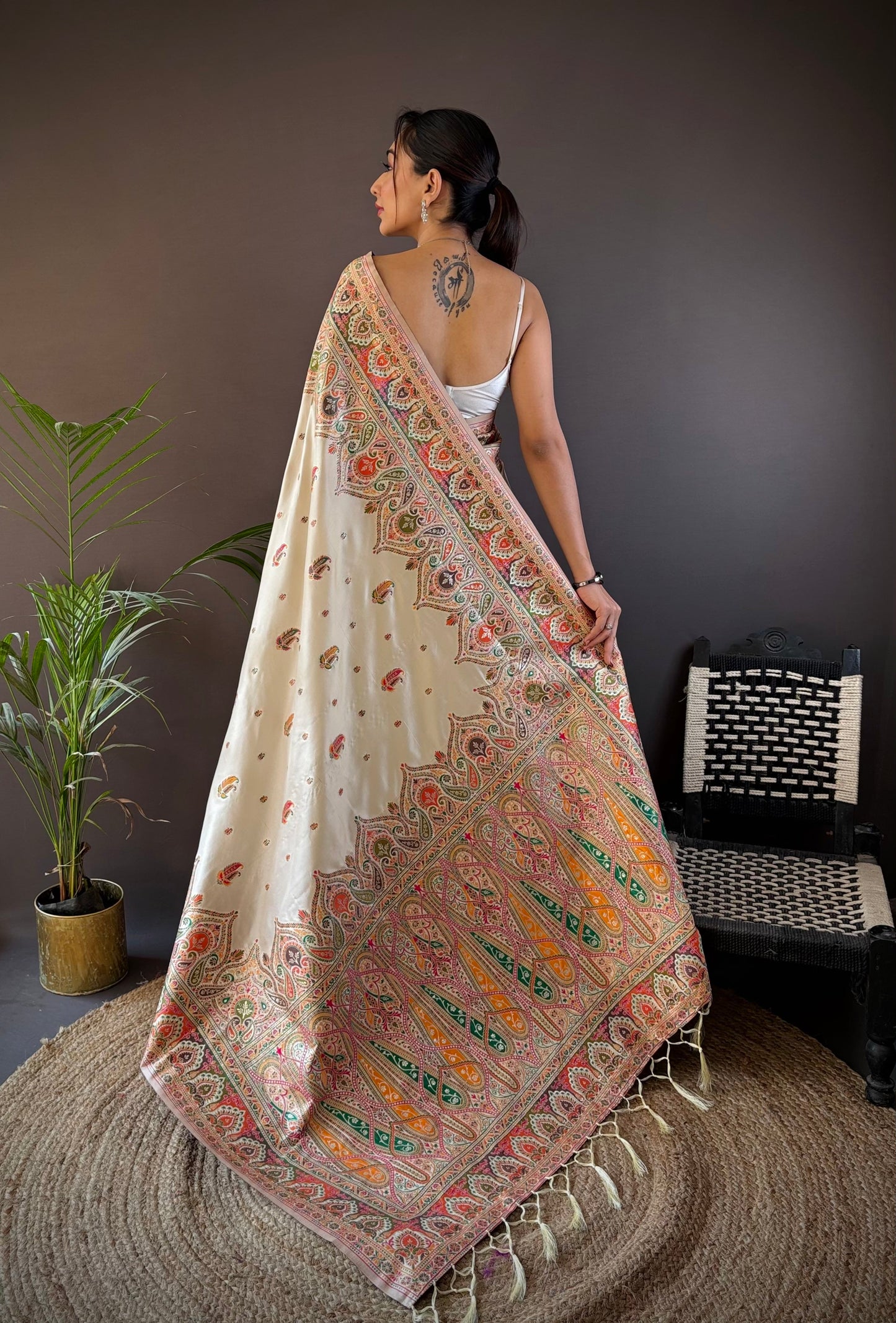PURE PASHMINA SILK