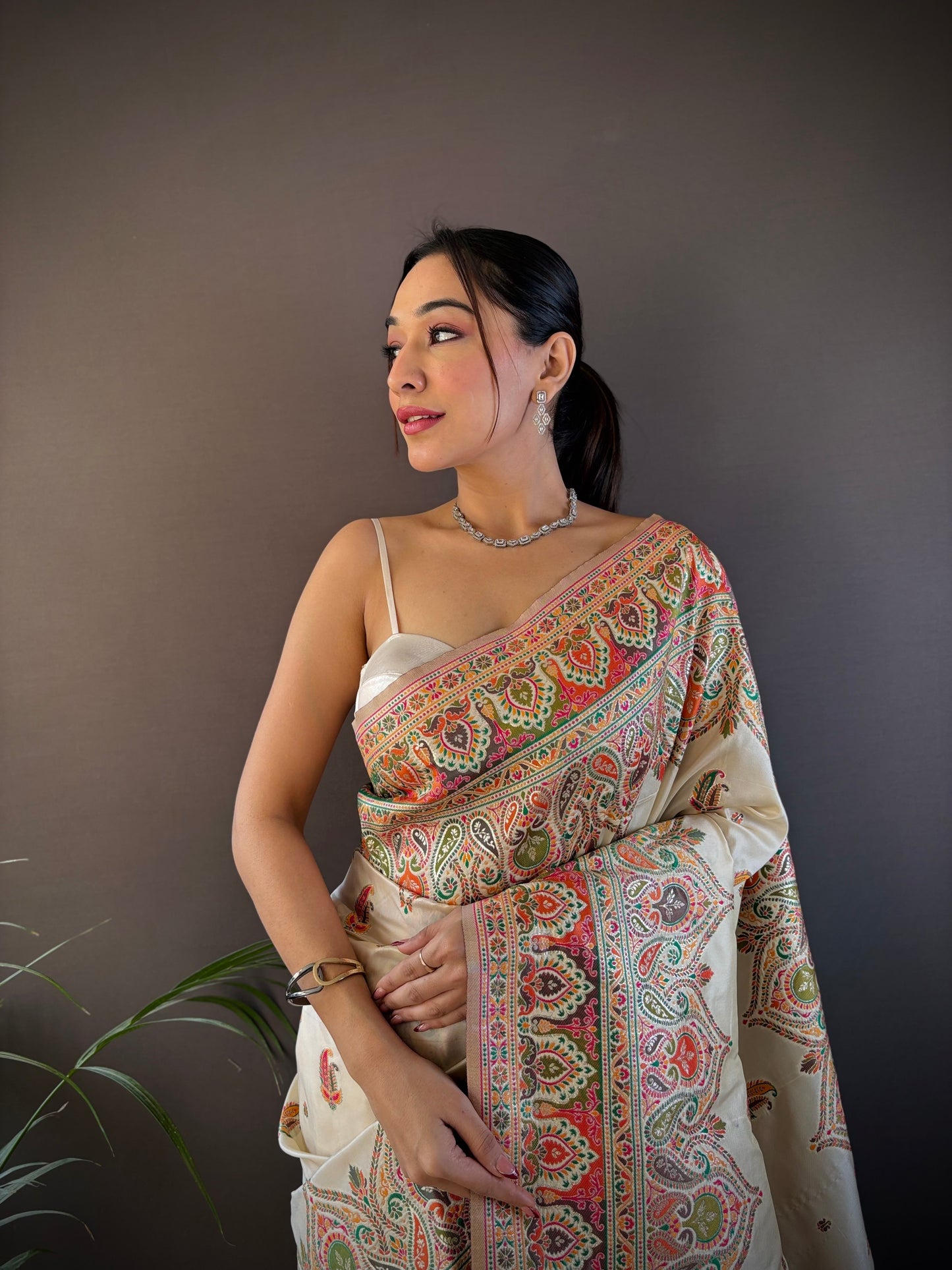 PURE PASHMINA SILK