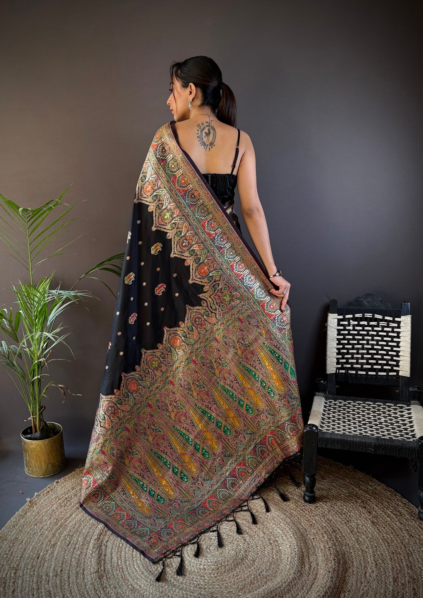 PURE PASHMINA SILK