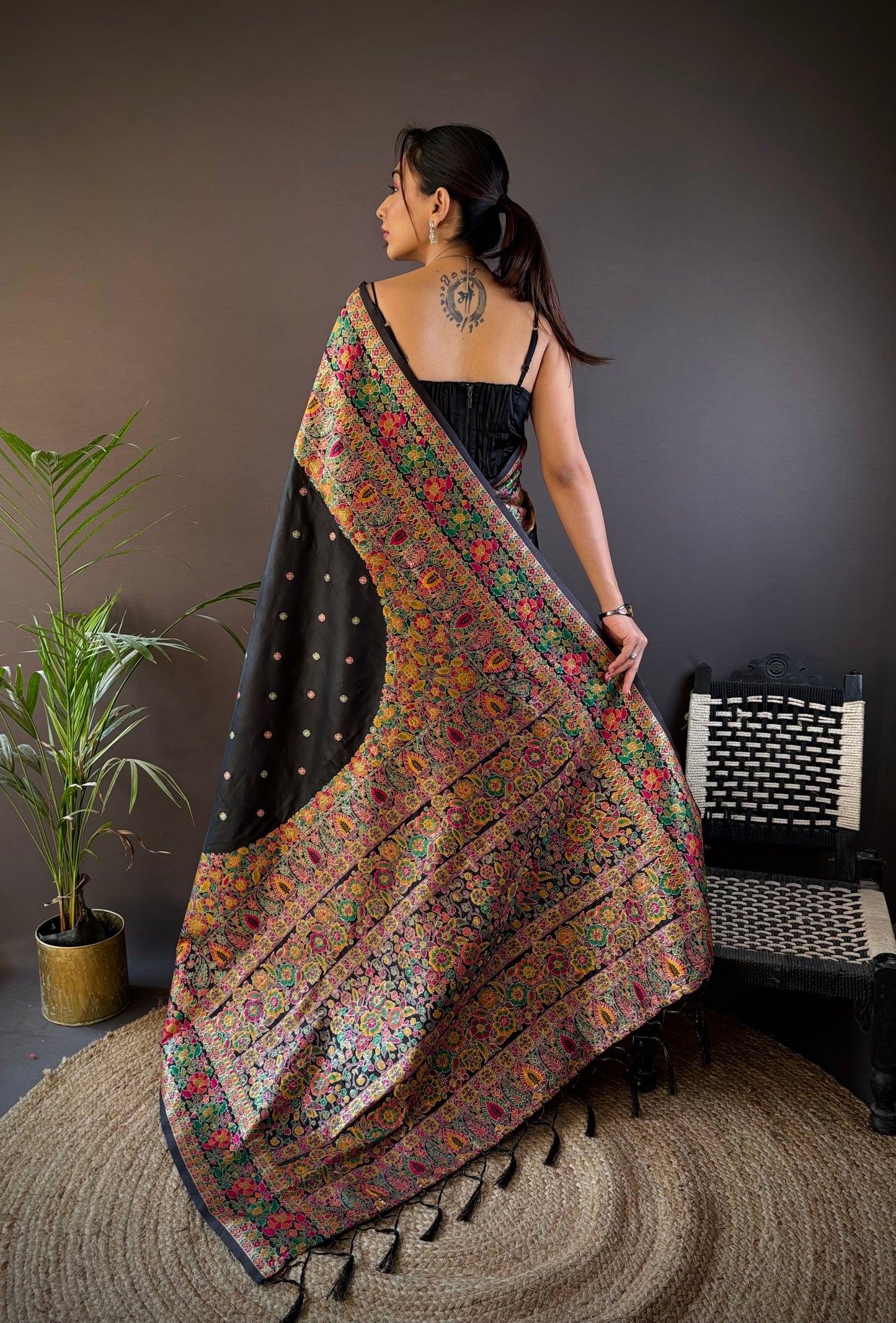 PURE PASHMINA SILK