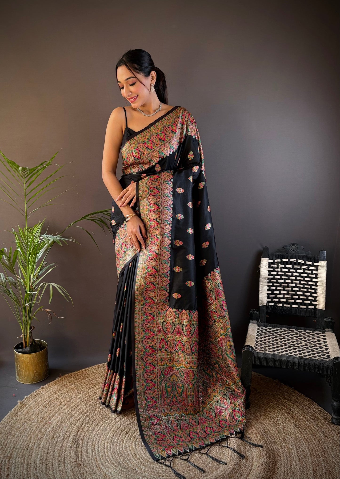 PURE PASHMINA SILK