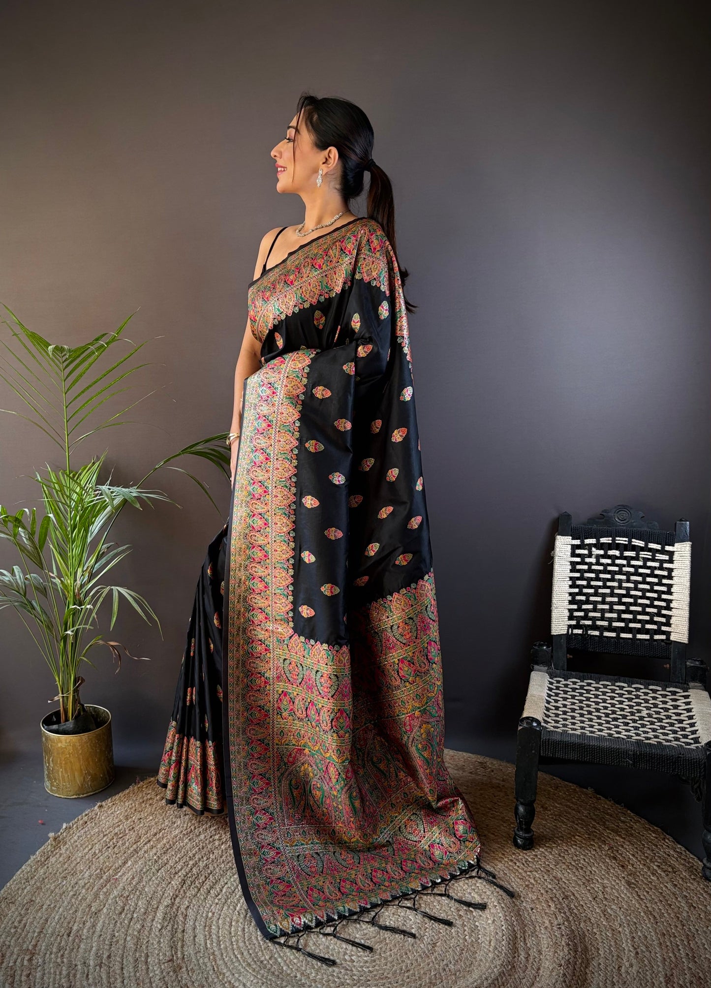 PURE PASHMINA SILK