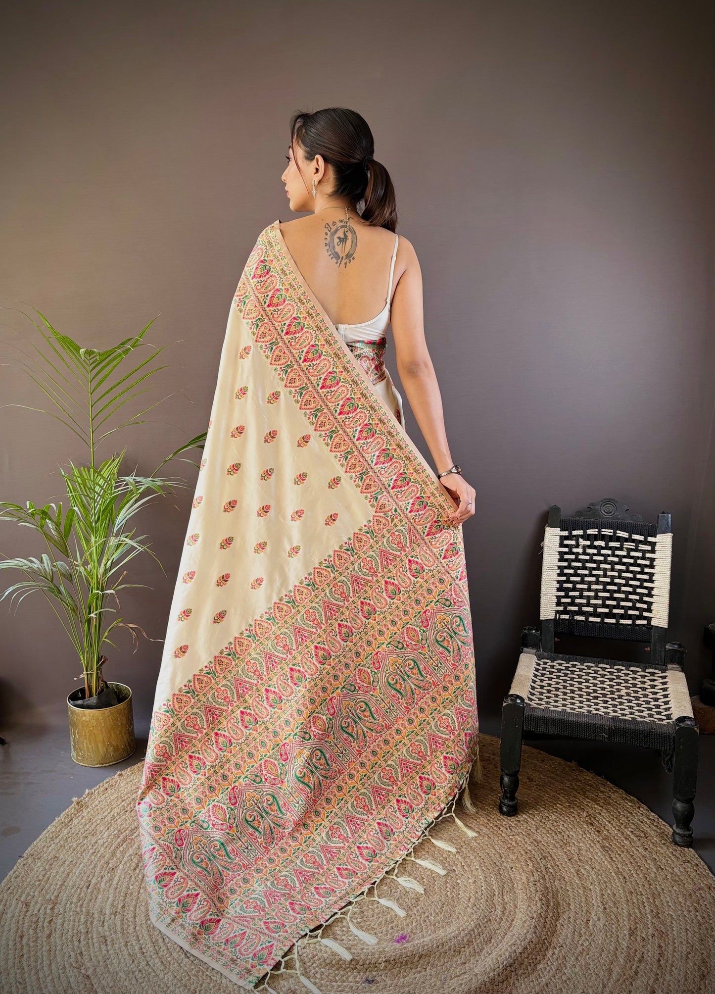 PURE PASHMINA SILK