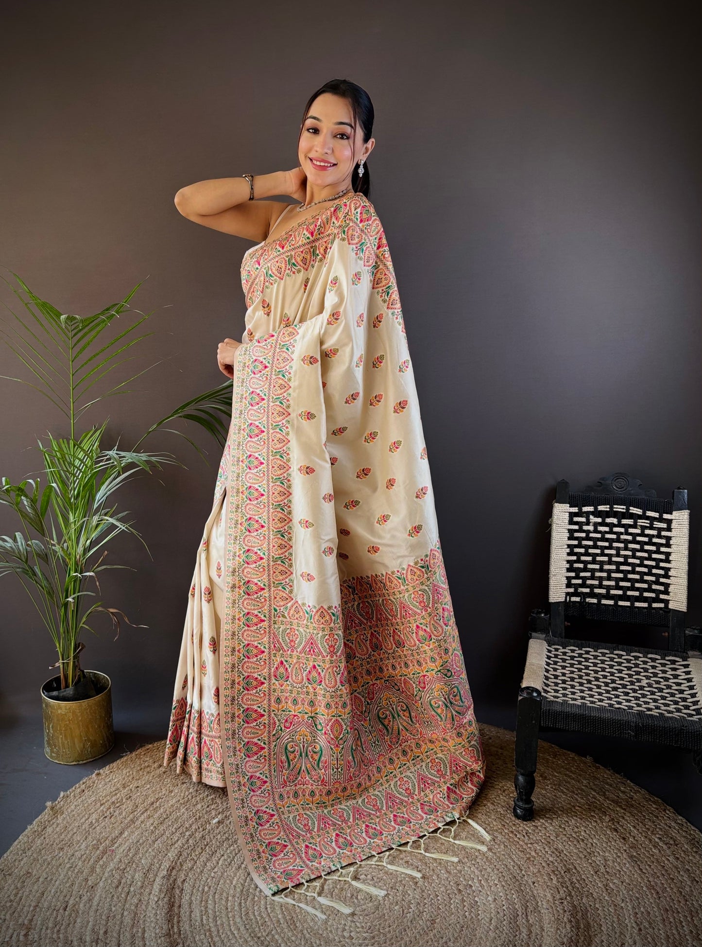 PURE PASHMINA SILK