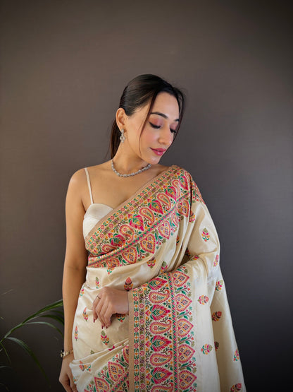 PURE PASHMINA SILK