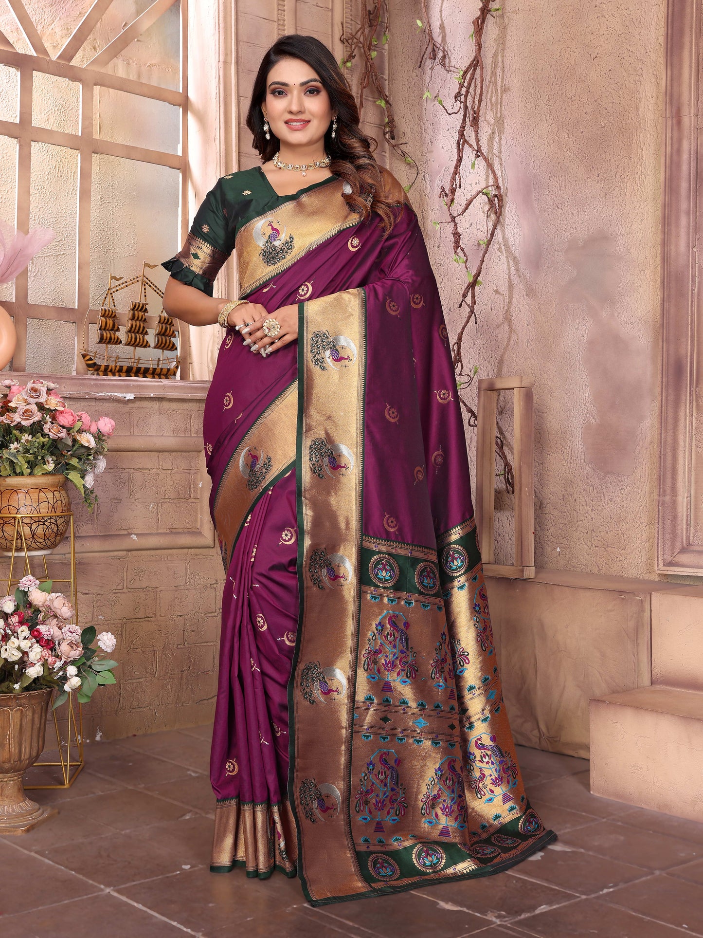 SPECIAL PAITHANI TRADITIONAL SAREES