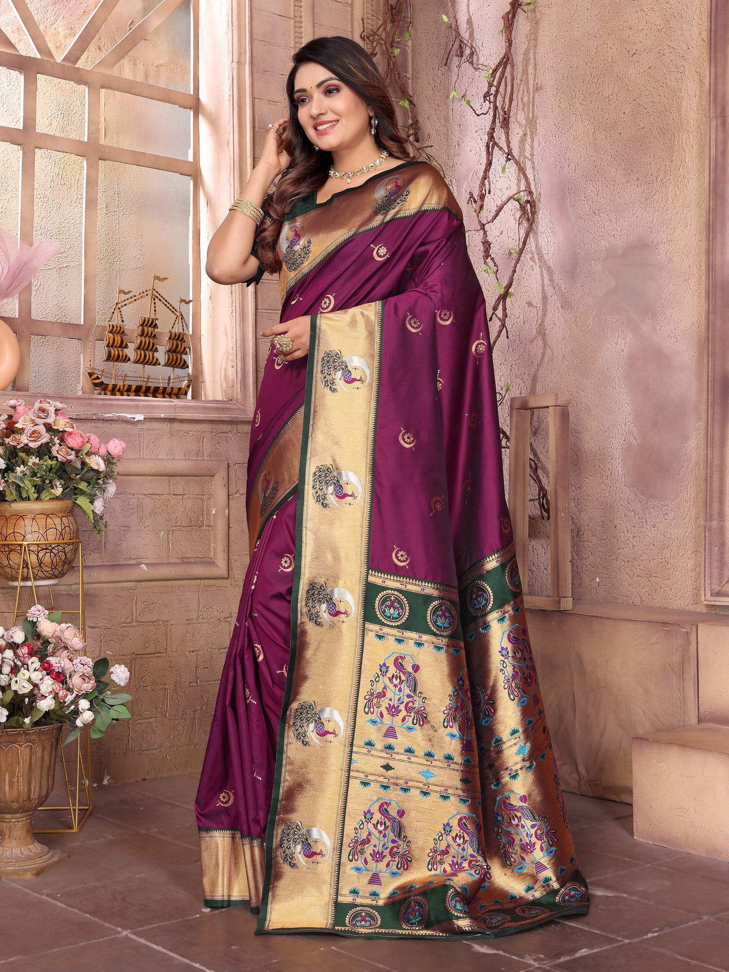 SPECIAL PAITHANI TRADITIONAL SAREES