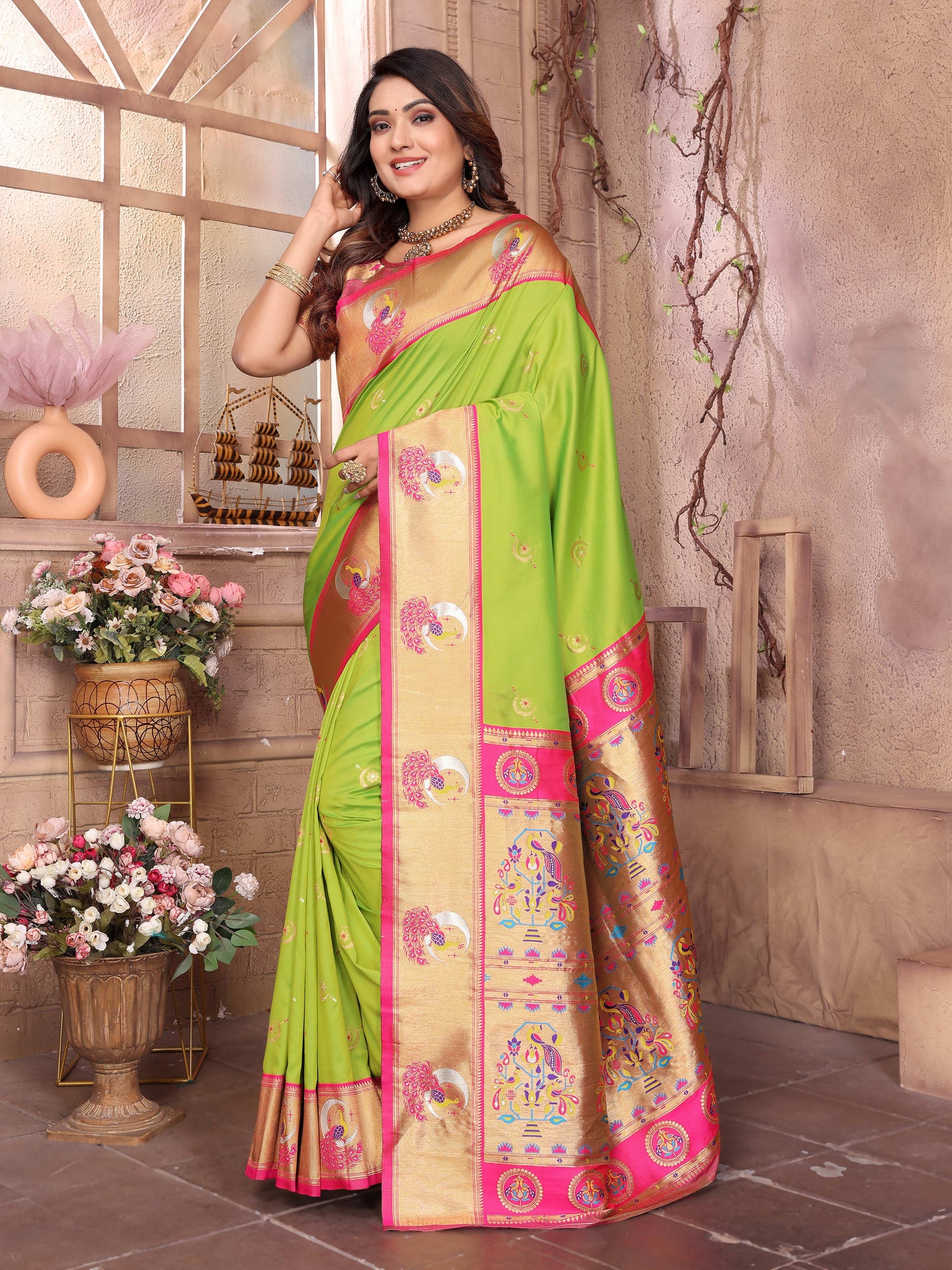 SPECIAL PAITHANI TRADITIONAL SAREES