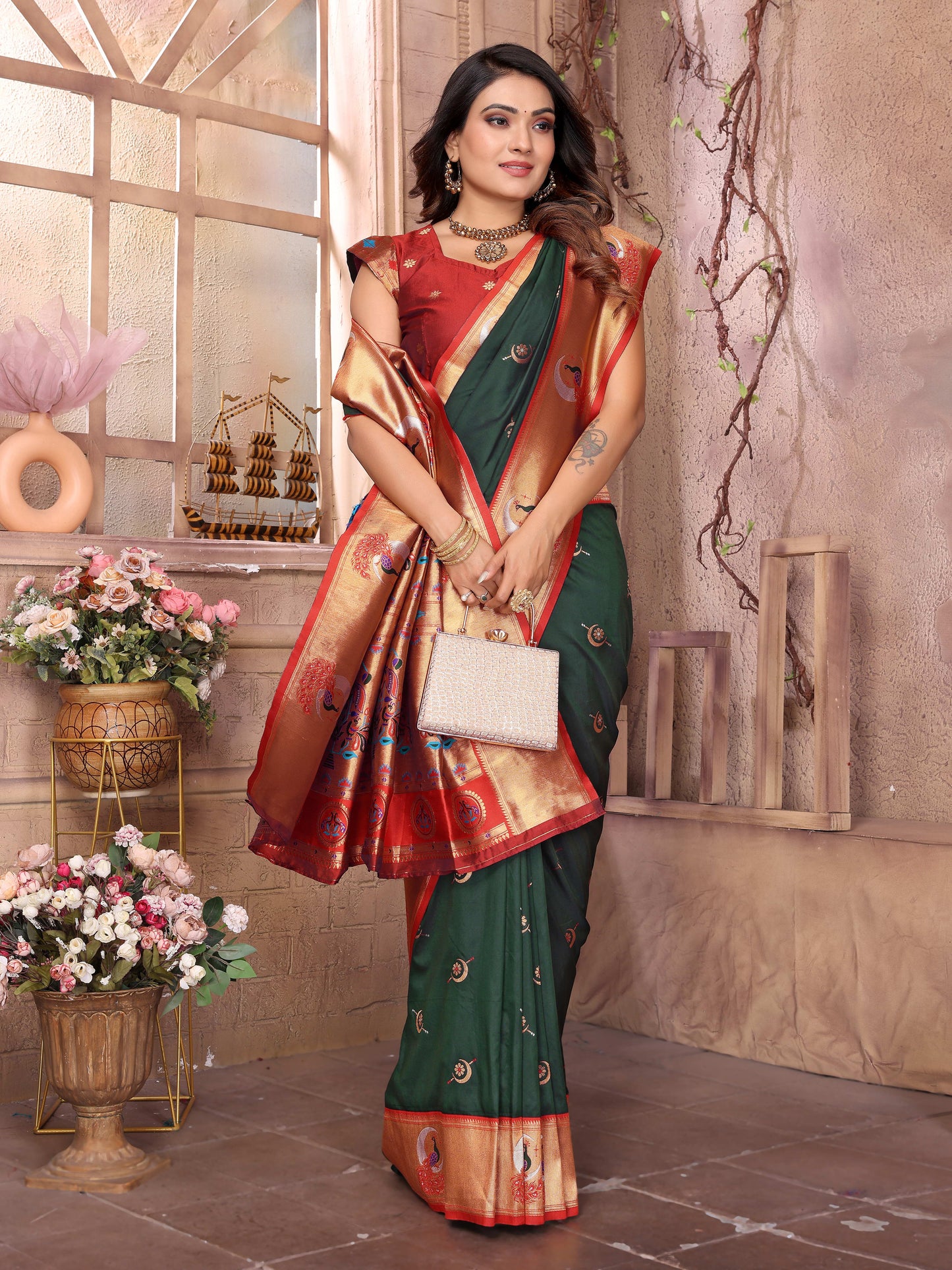 SPECIAL PAITHANI TRADITIONAL SAREES