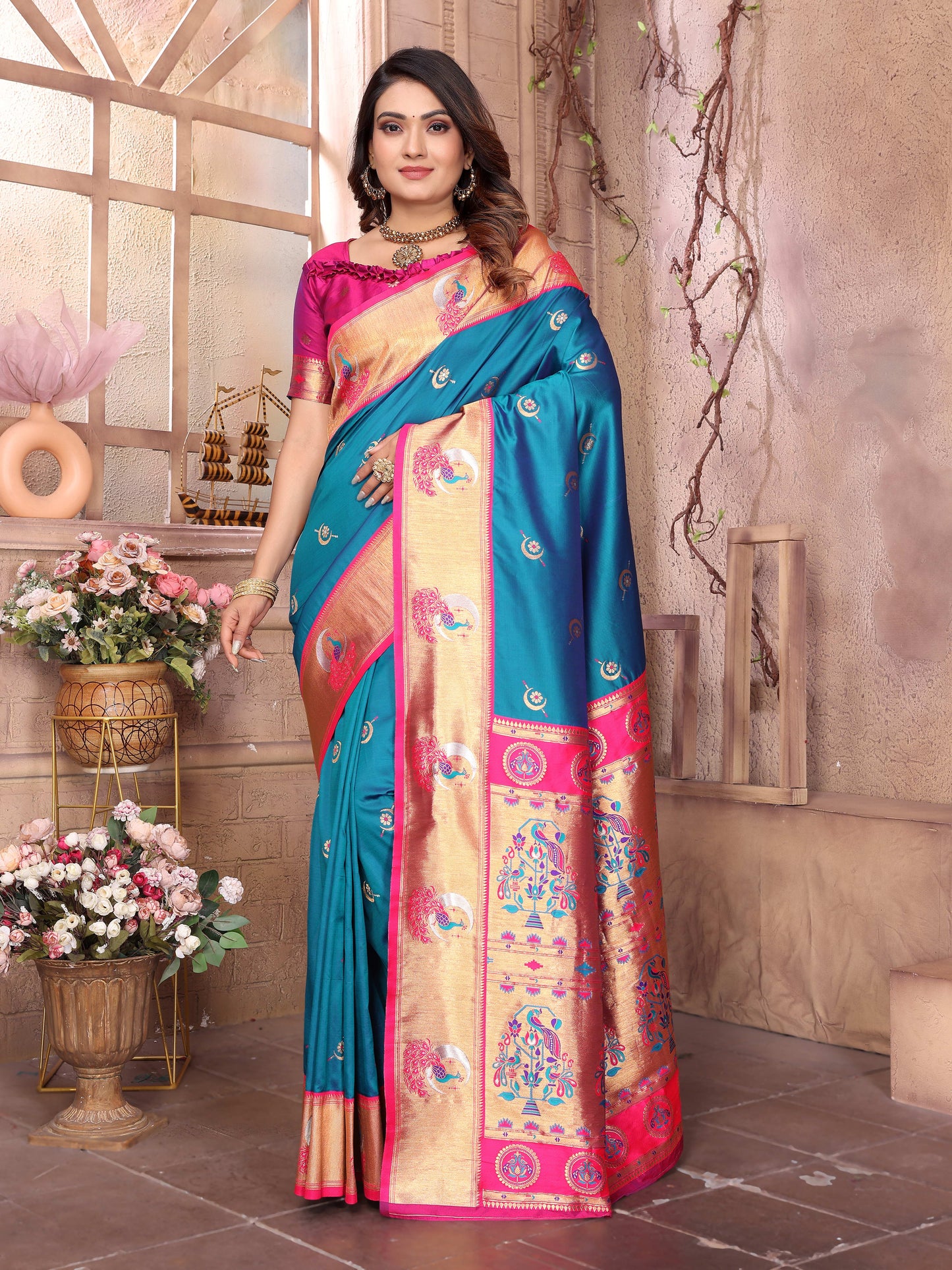 SPECIAL PAITHANI TRADITIONAL SAREES