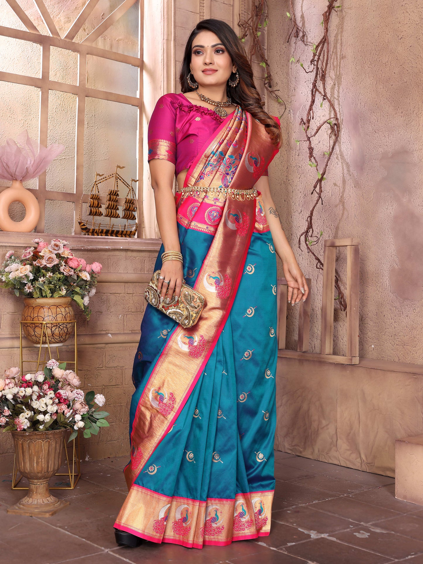 SPECIAL PAITHANI TRADITIONAL SAREES
