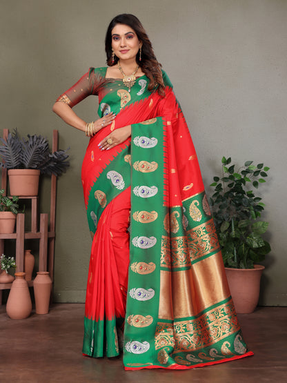 Pure Soft Banarasi Silk Saree