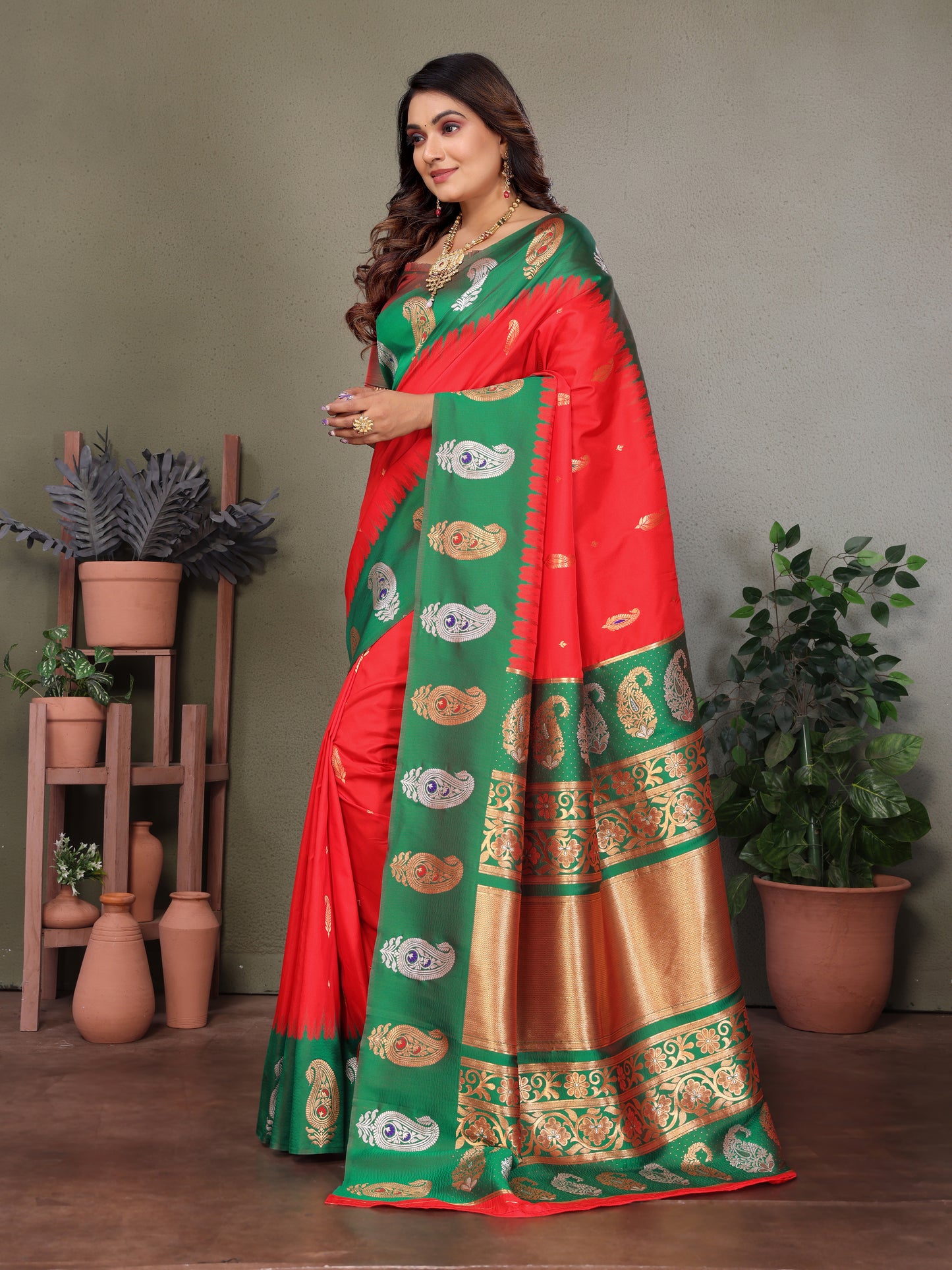 Pure Soft Banarasi Silk Saree