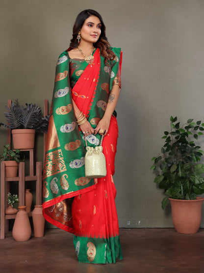 Pure Soft Banarasi Silk Saree