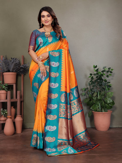 Pure Soft Banarasi Silk Saree